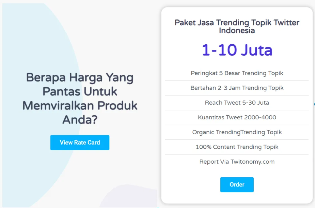 Puncak Perhatian Untuk Bisnis melalui Jasa Trending Twitter Indonesia